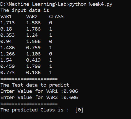 Machine learning lab hot sale manual in python